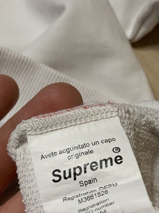 Supreme Spain Sweatshirt Print Logo