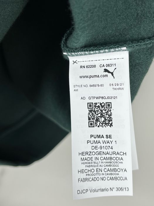 ОРИГІНАЛ зіпхуді Puma з капюшоном худі світшот кофта толстовка