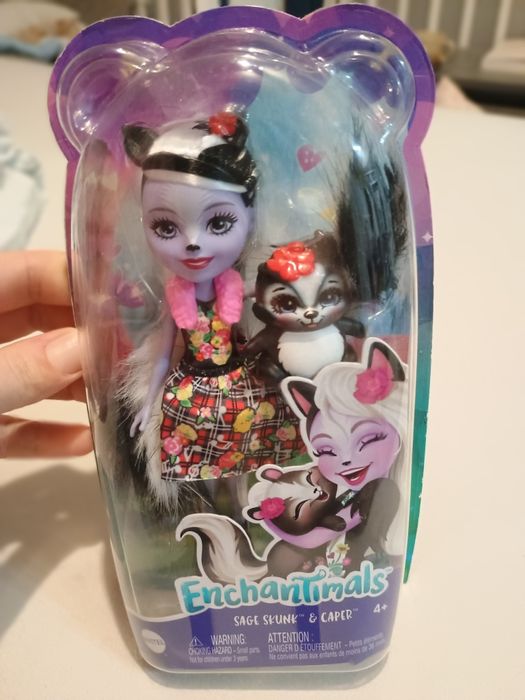 Laleczka zestaw enchantimals i zwierzątko Mattel . Nowa