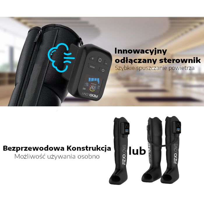 Drenaż Limfatyczny Urządzenie Uciskowe Masażer Nóg FIZJOLOVE L