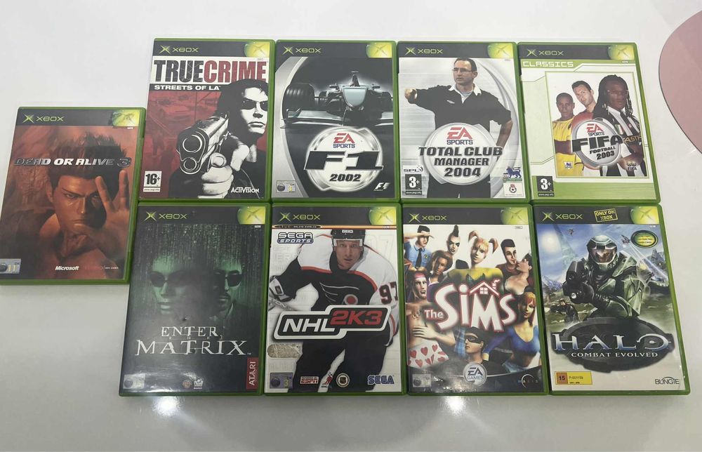 Zestaw gier na Xbox pierwszej generacji