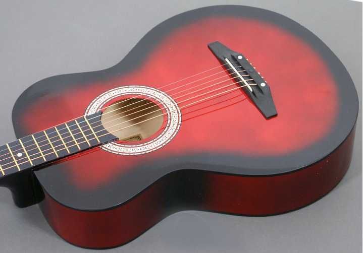 Gitara do nauki kolory ZESTAW nowa dla początkujących pokrowiec