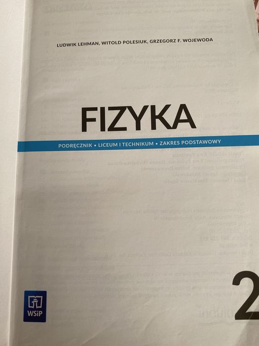 Fizyka, klasa 2