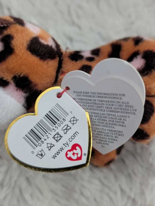 TY Beanie Boos Patches brelok clip lampart