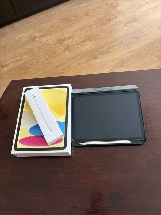 Ipad 10 generacji i apple pencil w komplecie