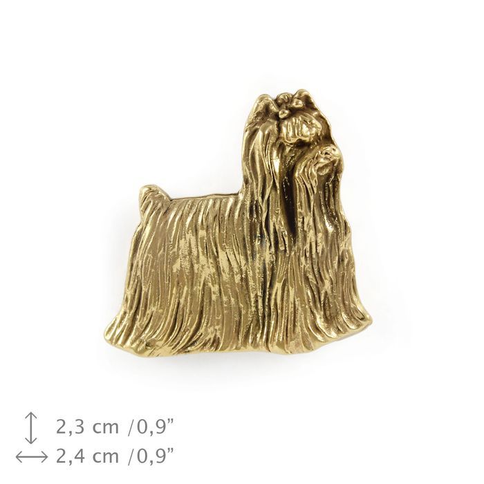 Yorkshire Terrier pin pozłocony Art-Dog