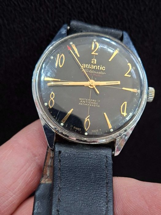 Zegarek naręczny męski Atlantic Worldmaster sprawny