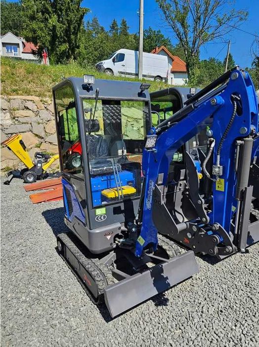 Minikoparka KRÜGER 1600 KG XKW-16 Gąsienicowa Spalinowa Mini Koparka NOWA