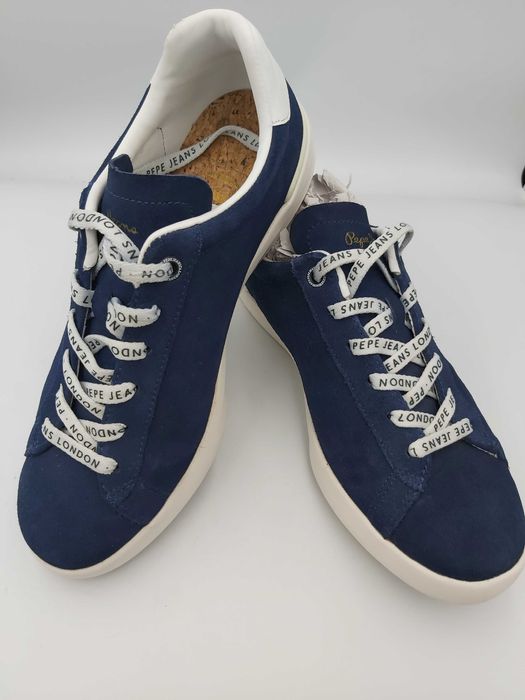 Botki sneakersy PEPE JEANS rozmiar 42 granatowe buty