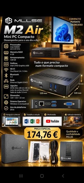 Mini PC. 174€. Oportunidade