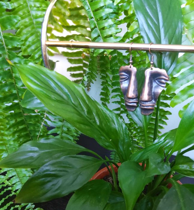 Креативные серьги в стиле Пикассо Pikasso лица новое