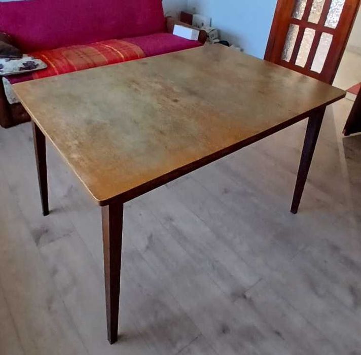 Stół drewniany PRL