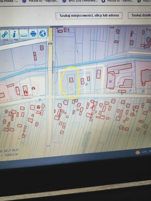 Działka Inwestycyjna  z Budynkiem w Centrum miejscowości Jeżowe - Widok 3