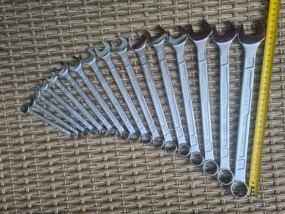 Hazet 600spc/16. Klucze płasko oczkowe  długie  lub 600spc/10