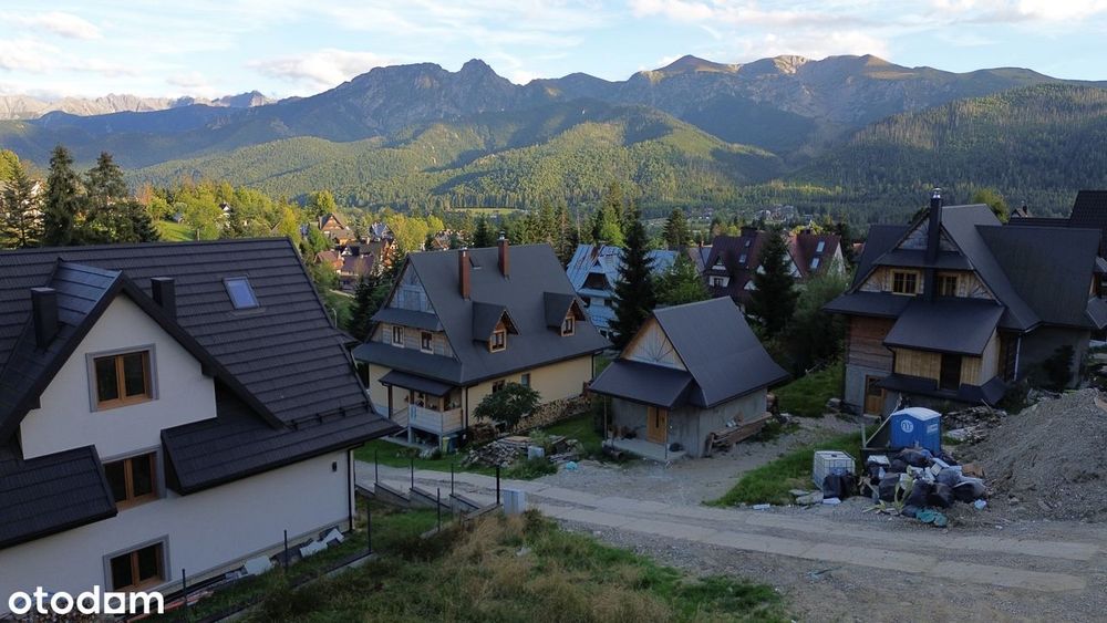 Trzy widokowe, budowlane działki w Kościelisku. - Widok 3
