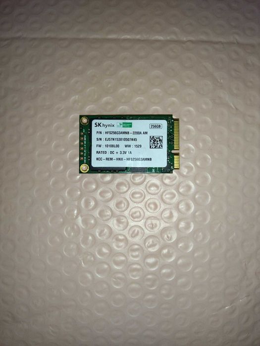SK hynix SSD 256GB mSATA підходить до ноутбука або компактного ПК