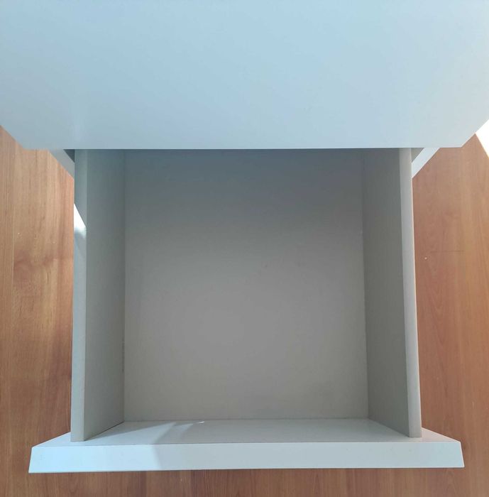 MALM Cómoda c/2 gavetas, branco