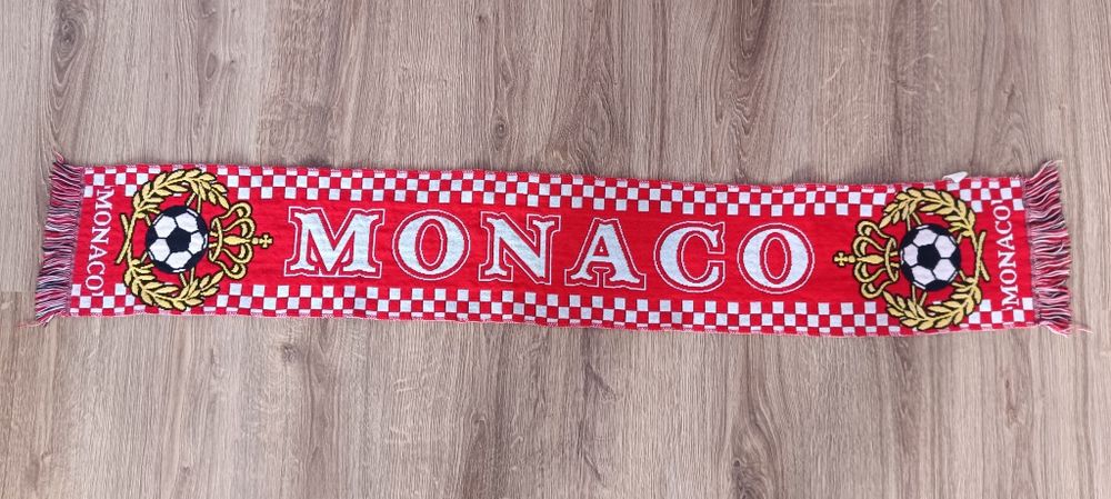 Monaco szalik piłkarski sportowy jednostronny używany