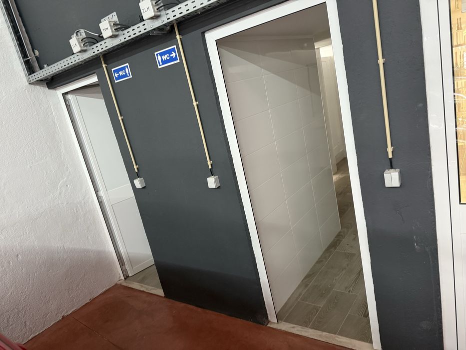 Barbearia ou salao pronta a trabalhar