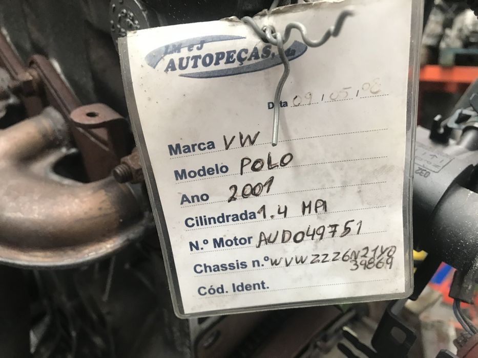 Motor completo VOLKSWAGEN Polo (6N)