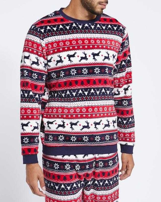 Пижама мужская из пушистого флиса dunnes, англия. размеры: м, l, xl ,xxl