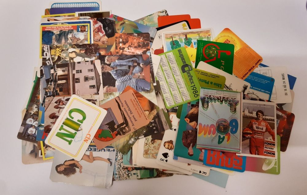 Lote calendários anos 80/90
