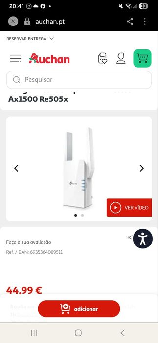 Amplificador de WiFi  TP-Link Ax1500
