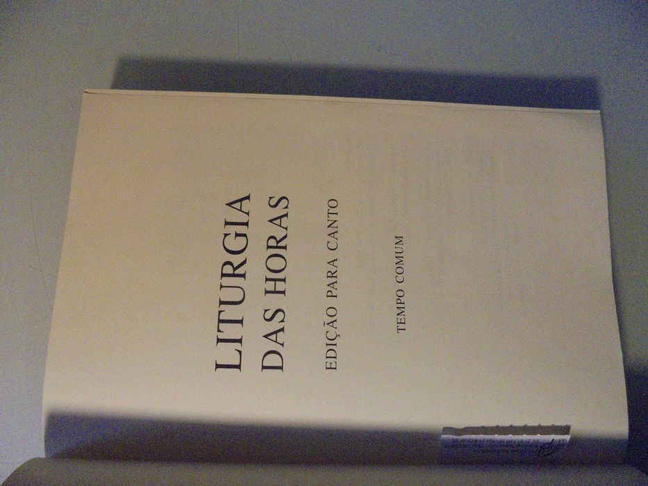 Liturgia das Horas-Edição para Canto-Tempo Comum