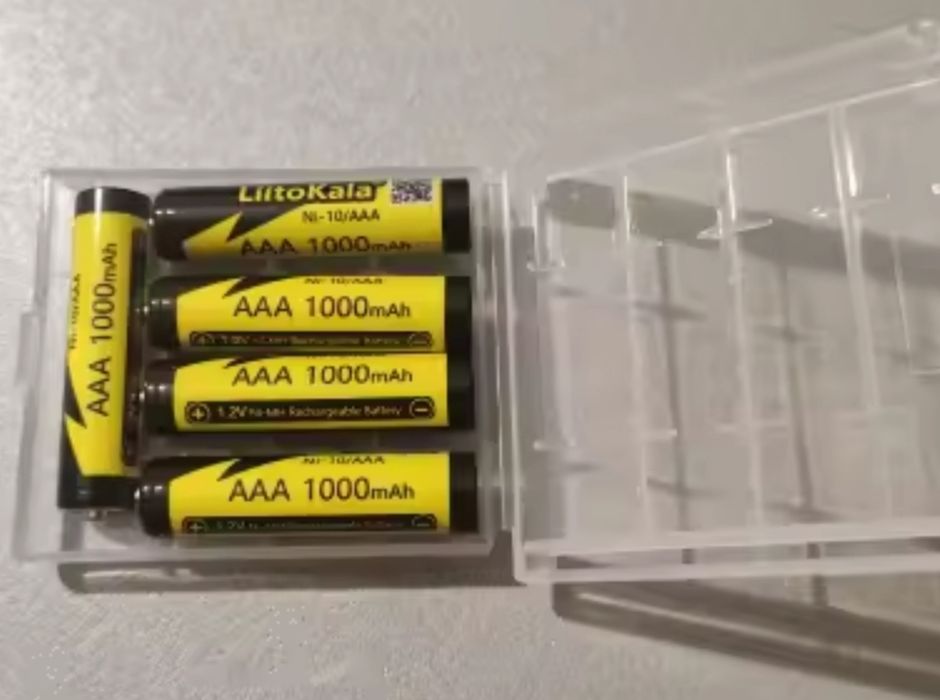 Новые Аккумуляторы LiitoKala AAA 1000mAh Ni-MH (Ni-10) - 1.2V пе