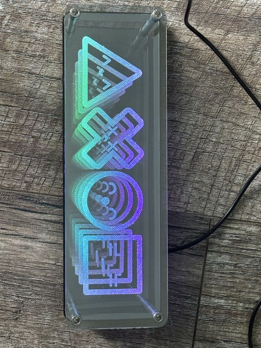 LED-панель / Лайтбокс «PlayStation Symbols» для геймерської кімнати
