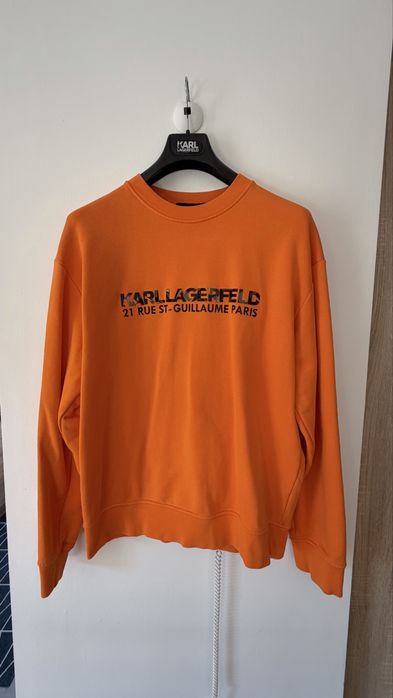 Bluza Karl Lagerfeld – pomarańczowa, rozmiar L