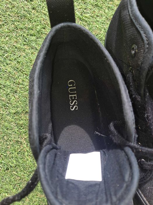 Buty Guess czarne brokatowe