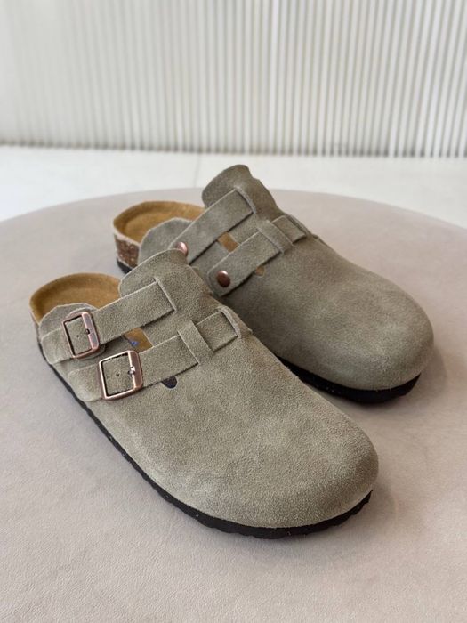 Шльопанці в стилі Birkenstock  40 р Натуральний замш  1745 грн