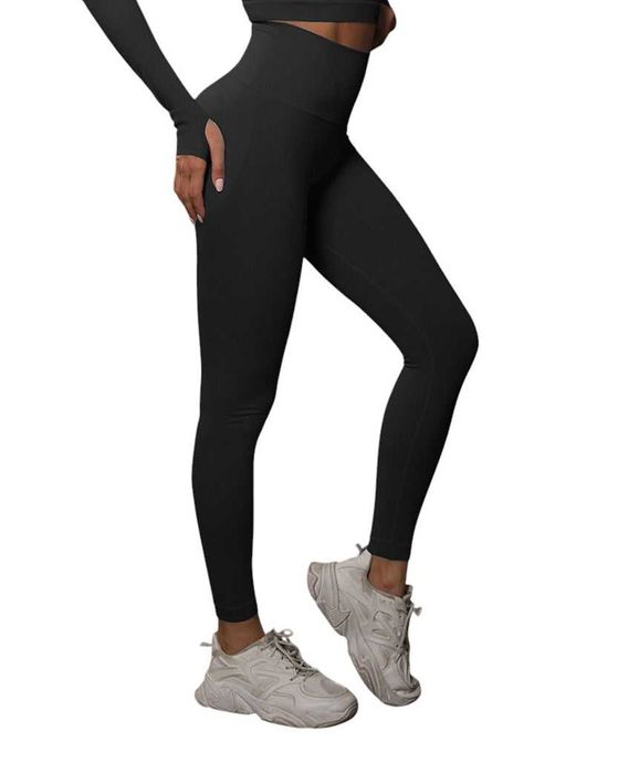 Легінси Alo Yoga High Waist Push-Up Leggings Black 6600-BK