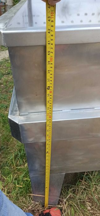 Lagar e cuba de inox