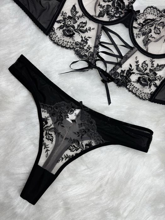 Розкішний мереживний комплект білизни | Premium quality