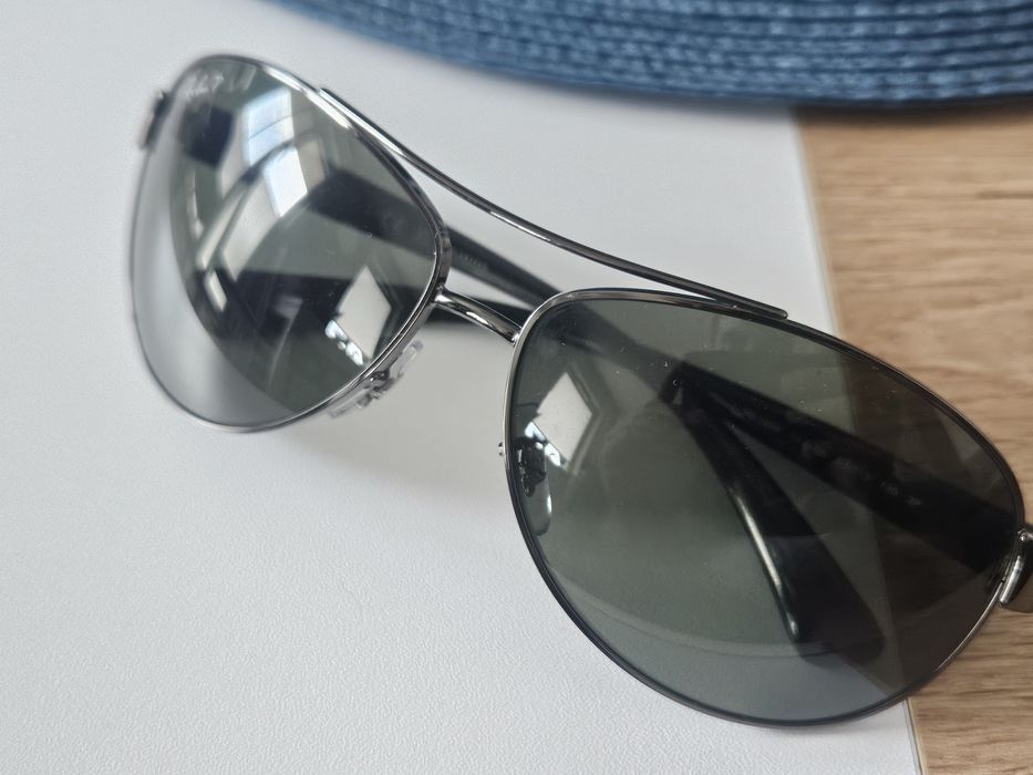 Oryginalne okulary Ray-Ban 3386 004/9A z polaryzacją - nowe