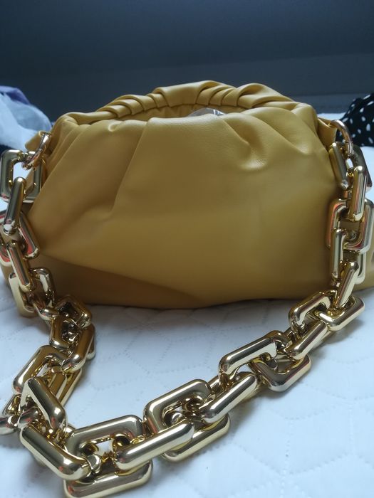 Torebka damska żółta