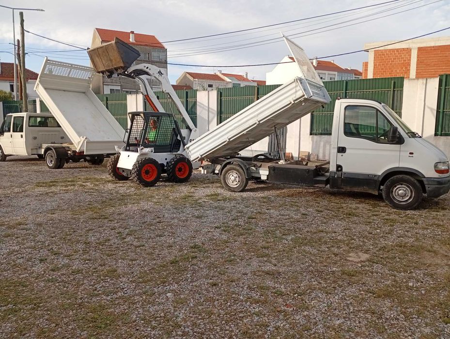 Aluguer de Bobcat e carrinhas basculantes