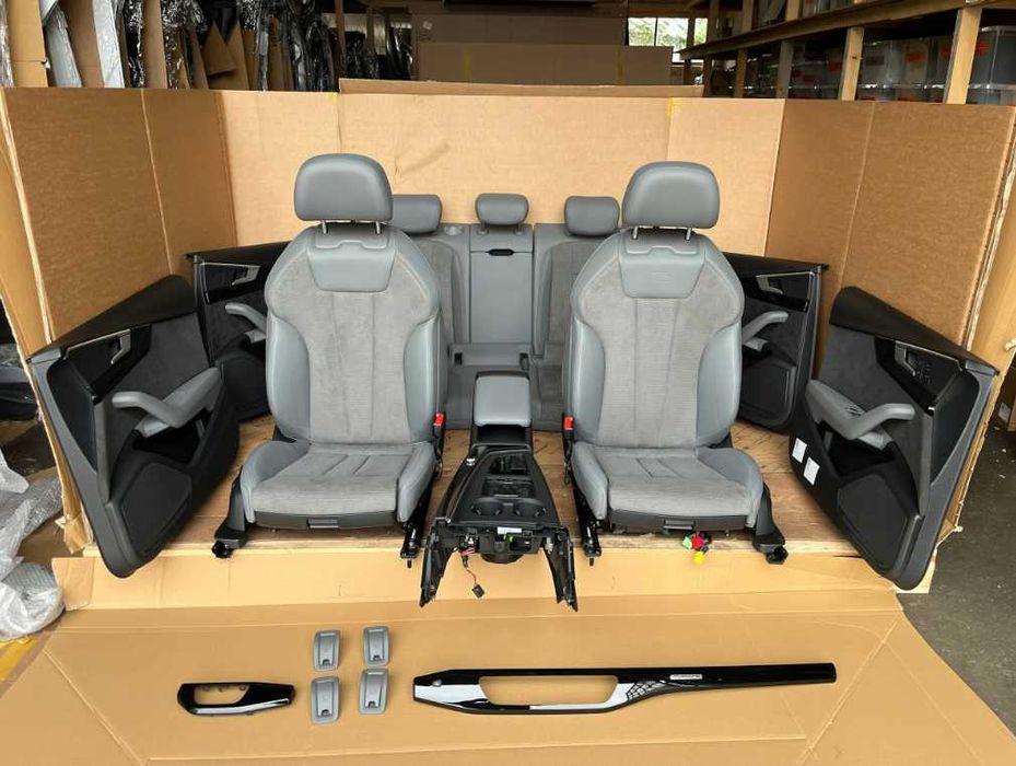 Салон сидения Audi A4 B8 B9 USA EU Разборка ауді а4 Б8 Б9 сиденья