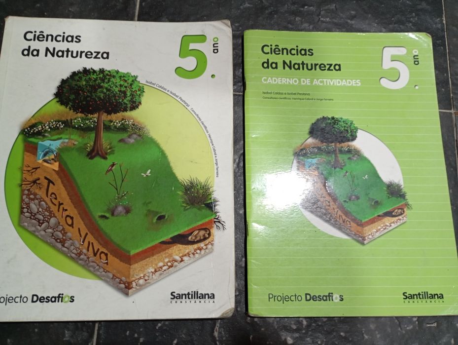 Livros escolares de ciências da natureza