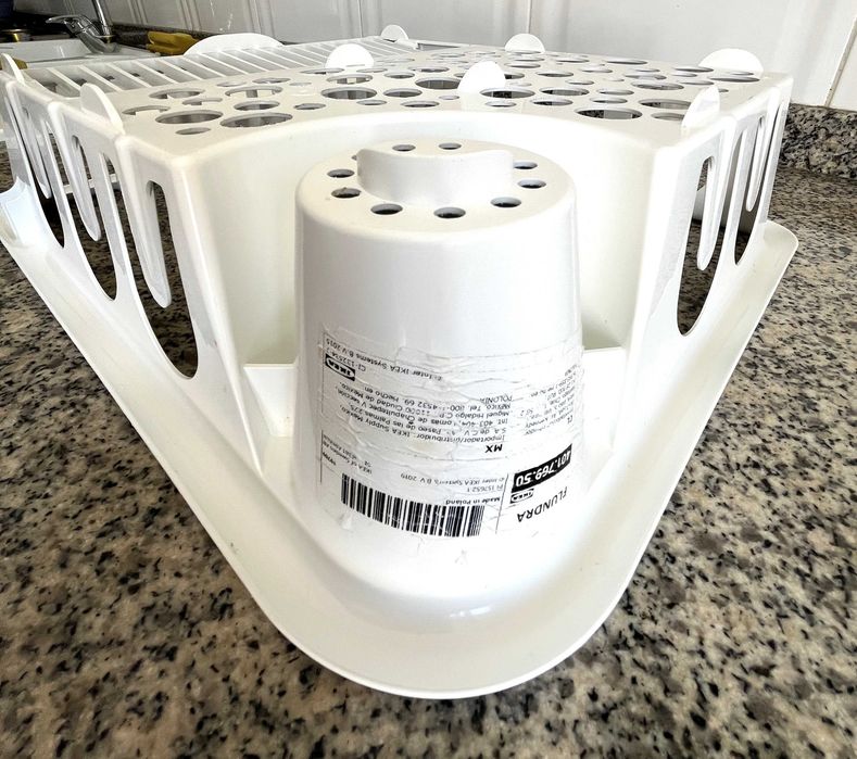 IKEA FLUNDRA - White Dish Rack64409570899331122