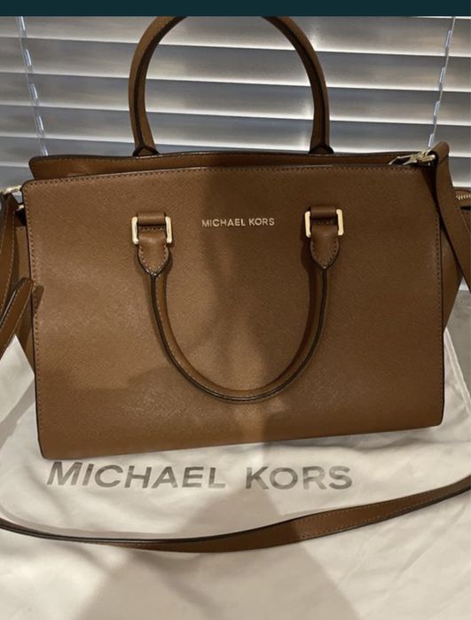 Piękna torebka Michael  Kors Selma large oryginalna jak nowa camel