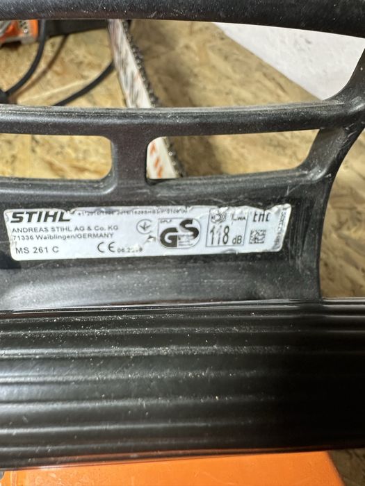 Бензопила Stihil MS 261 C бензопила штіль підігрів ручки