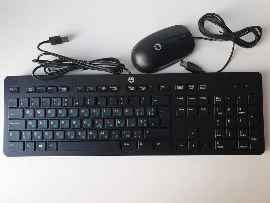 клавіатура  HP kbar211 803181-031  миша HP 672652-001