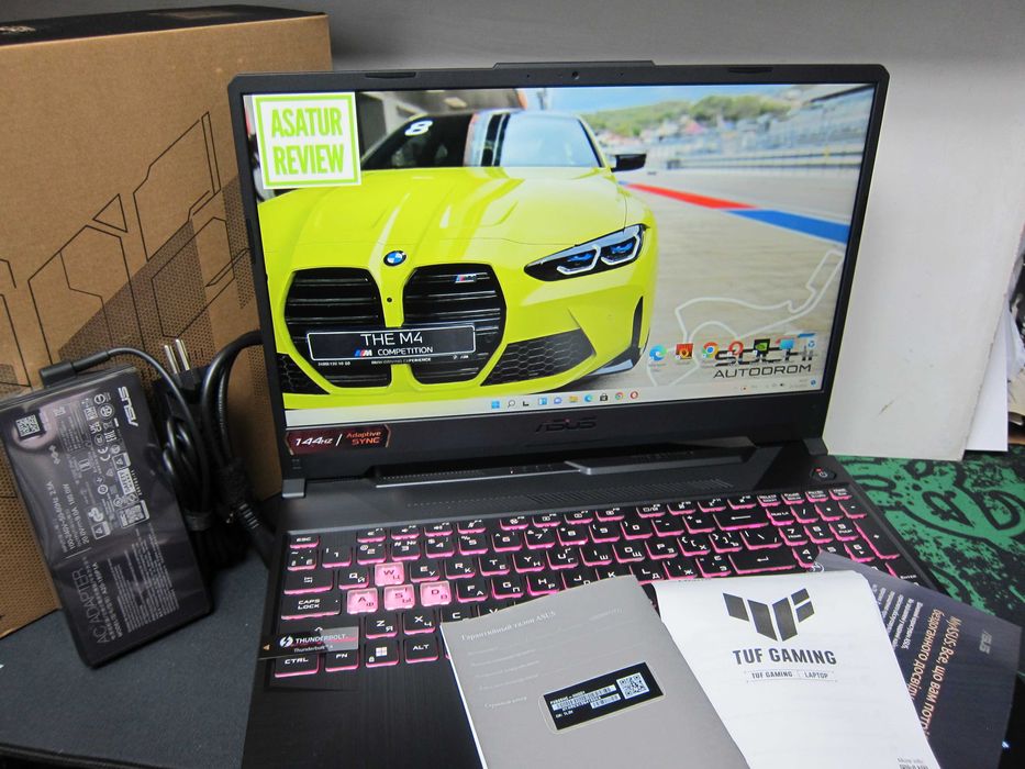 Гарантия 1 год Asus Tuf Gaming FX506 I5 11400H/Ram 16/RTX 3050 Win11