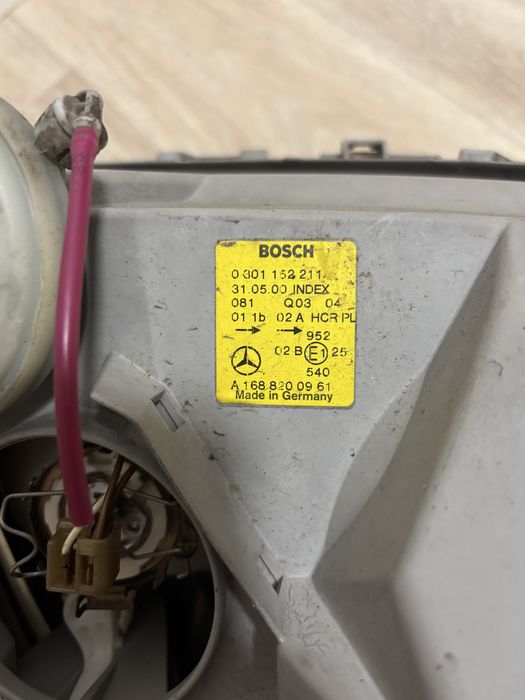 Фари Mercedes Benz w168 a class