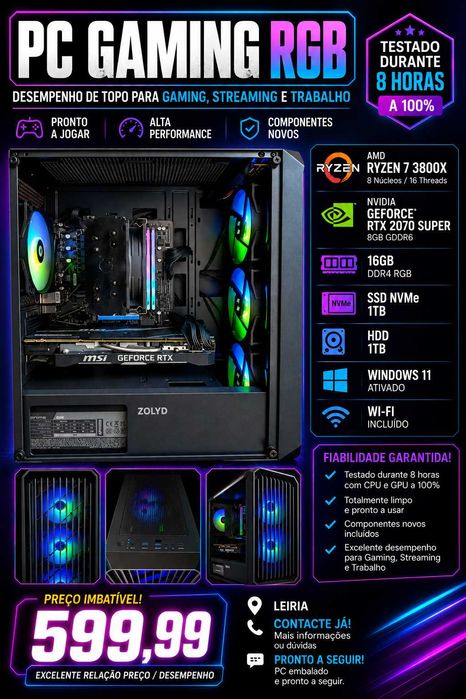 PC GAMING RGB – PRONTO A JOGAR!
