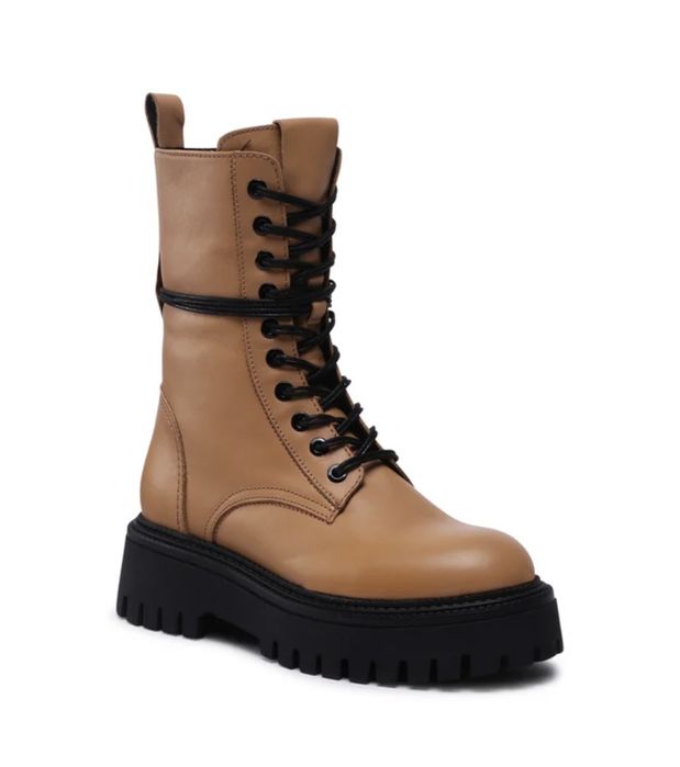 Gino Rossi Trapery Glany Beige r39 NOWE