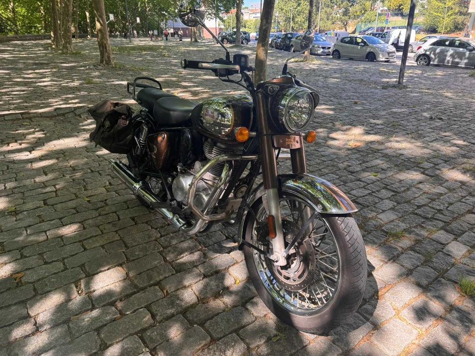 Royal Enfield Classic 350 reborn chrome bronze